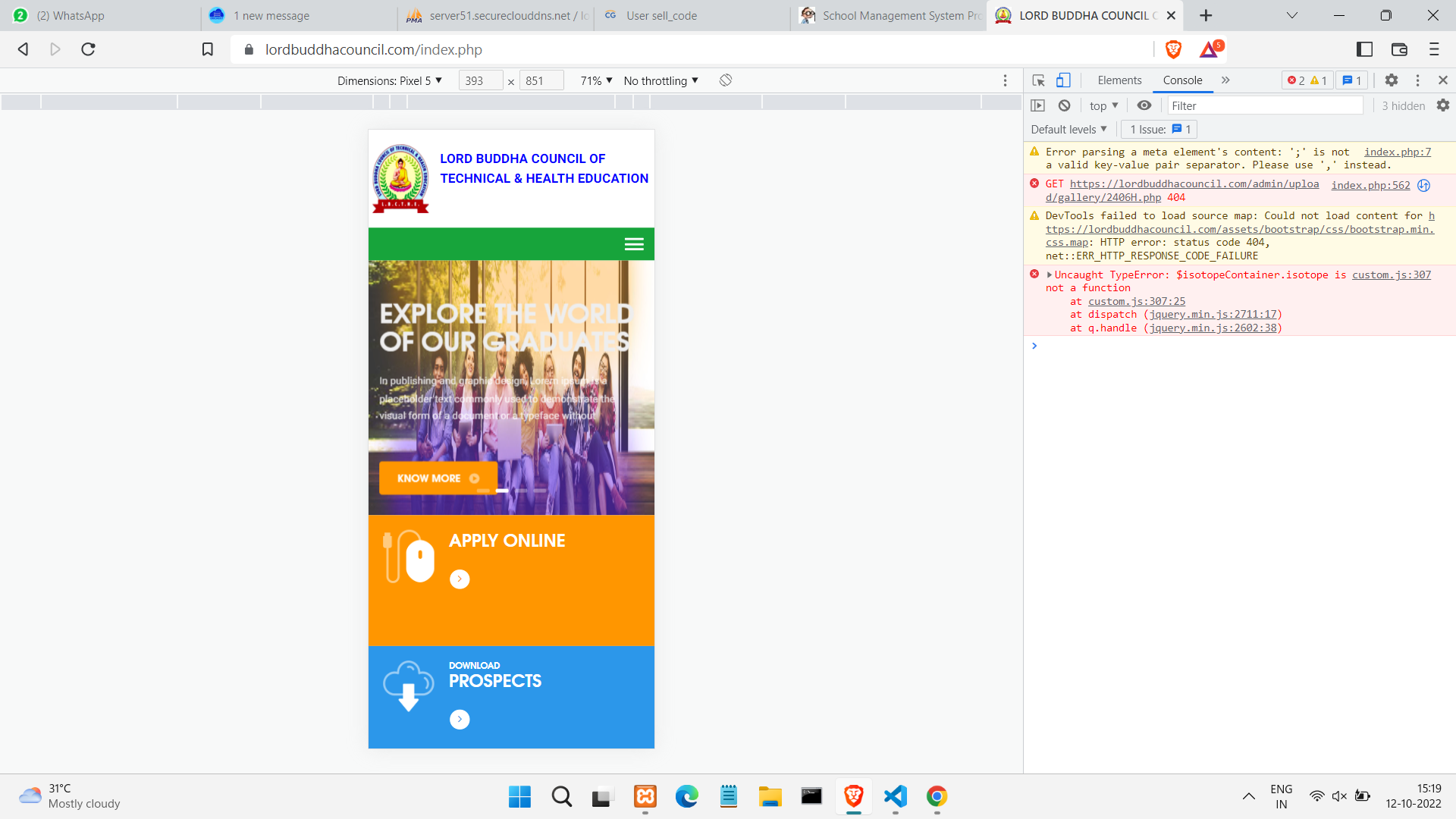 School Management System HTML Template in free || CodesGround